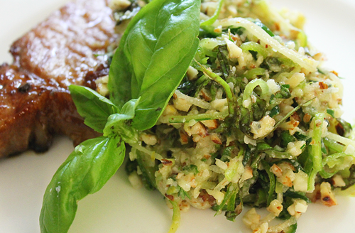 Zucchini Pesto | be mindful. be human.