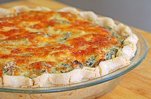 Gluten-Free Pie Week 2016: Gluten-Free Spinach and Mushroom Quiche | be ...