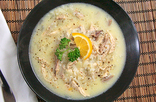 Egg And Lemon Soup Avgolemono Recipe Sbs Food